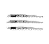 CRAFTSMAN 9 Inch 5/6 TPI Bi-Metal Pruning Reciprocating Saw Blade, 3 Pack (CMAR596P3)