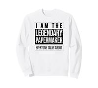 Craftsman Birthday Born Papermaker Sudadera