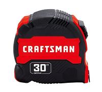 CRAFTSMAN Cinta métrica, agarre compacto, 30 pies (CMHT37445S)