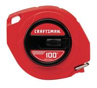 Craftsman cinta métrica, hoja de acero, 100 pies (CMHT34216)