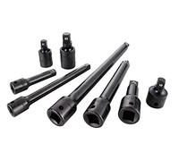 Craftsman CMMT15358 - Juego de 8 adaptadores para llaves de vaso (resistente a los impactos)