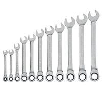 Craftsman CMMT87021 - Juego de llaves de carraca métricas de 11 piezas de 12 puntos
