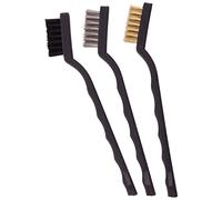 Craftsman CMMT98312 CRFT - Juego de cepillos de cerdas de 3 piezas, color rojo