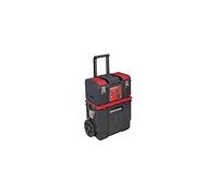 CRAFTSMAN CMST18614 - Caja de herramientas 3 en 1 con ruedas, color rojo, plástico, con cerradura