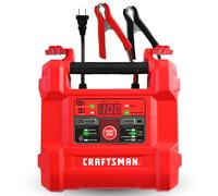 CRAFTSMAN CMXCESM162 - Cargador y mantenedor de batería Totalmente automático de 15 A, 6 V/12 V, Compatible con baterías estándar, AGM, de Ciclo Profundo y de Litio, Pantalla Digital