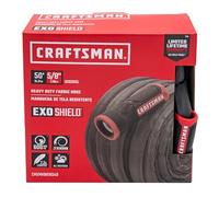 Craftsman CMXMHBB16549 - Manguera de tela resistente de 50 pies x 5/8 pulgadas para jardín, color negro