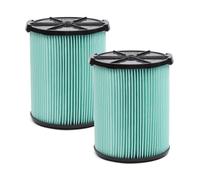 CRAFTSMAN CMXZVBE38777 Filtro de repuesto HEPA para aspiradoras de tienda de 5 a 20 galones, paquete de 2