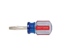 CRAFTSMAN Destornillador, 3/16 pulgadas x 1-1/2 pulgadas ranurado, mango de acetato (CMHT65020)