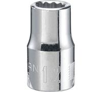 CRAFTSMAN Enchufe poco profundo, métrico, unidad de 1/2 pulgada, 12 mm, 12 puntos (CMMT44233)