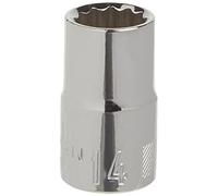 CRAFTSMAN Enchufe poco profundo, métrico, unidad de 1/2 pulgada, 14 mm, 12 puntos (CMMT44235)