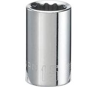 CRAFTSMAN Enchufe poco profundo, métrico, unidad de 1/2 pulgada, 15 mm, 12 puntos (CMMT44236)