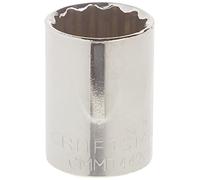 CRAFTSMAN Enchufe poco profundo, métrico, unidad de 1/2 pulgada, 21 mm, 12 puntos (CMMT44249)