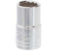 CRAFTSMAN Enchufe poco profundo, SAE, unidad de 1/2 pulgada, 9/16 pulgadas, 12 puntos (CMMT47503)