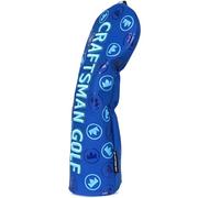 Craftsman Golf Monogram - Funda de piel sintética para cabeza de conductor, color azul marino, se adapta hasta 460 cc
