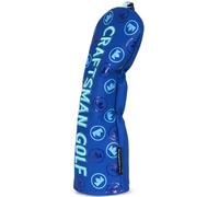 Craftsman Golf Monogram - Funda protectora de piel sintética para rescate/híbrida, color azul marino