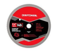 CRAFTSMAN Hoja de sierra de madera contrachapada de 7-1/4 pulgadas (140 dientes) (CMAS2725140)