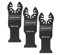 CRAFTSMAN Hoja oscilante bimetálica para herramientas de madera y metal, 1 1/4 pulgadas, paquete de 3 (CMAO103-3)