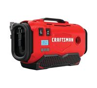 CRAFTSMAN Inflador de neumáticos V20 Compresor de aire portátil inalámbrico | Bomba de aire eléctrica de iones de litio con 3 modos de potencia para neumáticos de automóvil: batería/coche/enchufe
