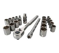 Craftsman Juego de herramientas mecánicas, accionamiento de 3/8 pulgadas, SAE/métrico, 22 piezas (CMMT12029)