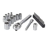 CRAFTSMAN Juego de llaves de vaso SAE de 1/4 pulgadas, 24 piezas (CMMT12009LZ)