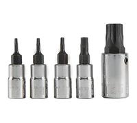 CRAFTSMAN Juego de llaves de vaso Torx a prueba de manipulaciones, 5 piezas (CMMT42616)