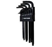 CRAFTSMAN Juego de llaves hexagonales Allen con extremo de bola, Torx, 10 piezas (CMHT26031)