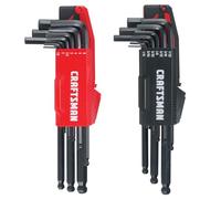 CRAFTSMAN Juego de llaves hexagonales, métricas/SAE, 20 piezas (CMHT26020), color negro