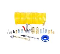 CRAFTSMAN Kit de accesorios para compresor de aire de 20 piezas, incluye manguera de retroceso, inflador de neumáticos, pistola de soplado, accesorios de conexión rápida de latón y más