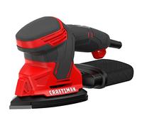 CRAFTSMAN Lijadora de detalles, lijadora de mouse con cable para carpintería, incluye 2 accesorios, hojas de papel de lija y bolsa para el polvo (CMEW210)