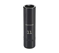 CRAFTSMAN Llave de vaso de impacto, profunda, SAE, 3/8 pulgadas, 11 mm (CMMT15900)