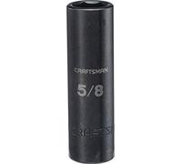 CRAFTSMAN Llave de vaso de impacto profundo, SAE, unidad de 1/2 pulgada, 5/8 pulgadas (CMMT15999)