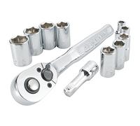 Craftsman Mechanics Tool Set, Socket Wrench Set, MM, 1/4 Inch Drive (CMMT34861)