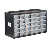 CRAFTSMAN Organizador de almacenamiento, sistema de almacenamiento modular de 30 cajones pequeños, fácilmente apilable (CMST40730)