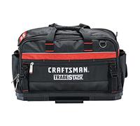 CRAFTSMAN TRADESTACK - Bolsa de herramientas, 22.5 pulgadas, poliéster duradero, negro y rojo (CMST21450)