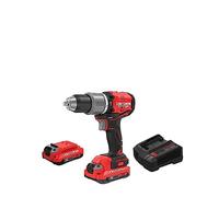 CRAFTSMAN V20 Kit de taladro de martillo inalámbrico de 1/2 pulgadas, 2 baterías y cargador incluido (CMCD732D2)
