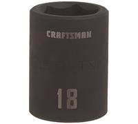 Craftsman Zócalo CMMT15866, óxido negro, 18 mm