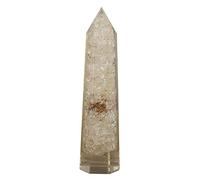 CRAFTSTRIBE Claro Cuarzo Orgonite Obelisco Torre Reiki Piedra preciosa Espiritual Orgone