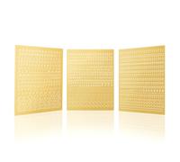 CraftWerk Letras adhesivas para velas, pegatinas para pegar y decorar para bodas, bautizos, confirmaciones o comuniones, con números y símbolos (oro cursivo)