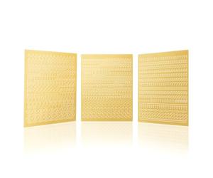 CraftWerk Letras adhesivas para velas, pegatinas para pegar y decorar para bodas, bautizos, confirmaciones o comuniones, con números y símbolos (dorado recto)