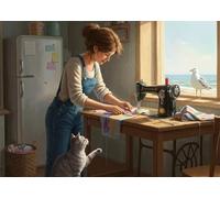 Crafty Girl 3000 Piece Jigsaw Puzzles for Adults, Colourful, Challenging & Brainteasing Adult Puzzles 3000 Pieces Seagull, Fun jigsaws for The Whole Family 48x32 Inch