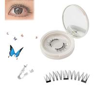 Crafty Magnetic Eyelashes, Magnetic Eyelashes, Glowze Magnetic Eyelashes, Viral Magnetic Lashes,No Glue Needed Magnetic Eyelashes Kit, Easy To Wear And Remove Reusable (EM05)