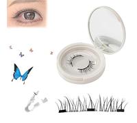 Crafty Magnetic Eyelashes, Magnetic Eyelashes, Glowze Magnetic Eyelashes, Viral Magnetic Lashes,No Glue Needed Magnetic Eyelashes Kit, Easy To Wear And Remove Reusable (EM03)