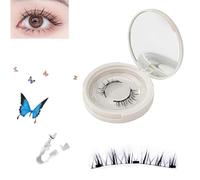Crafty Magnetic Eyelashes, Magnetic Eyelashes, Glowze Magnetic Eyelashes, Viral Magnetic Lashes,No Glue Needed Magnetic Eyelashes Kit, Easy To Wear And Remove Reusable (EM11)