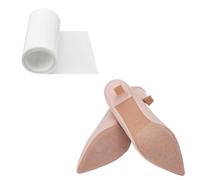 CRAFTYMELODY 100 cm autoadhesivo protector de suela de zapatos de goma antideslizante almohadillas de protección para el suelo para zapatos de tacón alto y botas planas