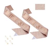 CRAFTYMELODY 2 bandas para el grupo de cumpleaños con 4 x 304 agujas de broche de acero inoxidable para escocesas, tela, correas de hombro de madera de BurlyWood para mujer