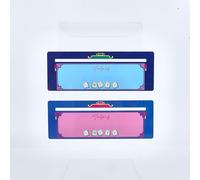 CRAFTYMELODY Juego de 4 tarjetas de búsqueda de líneas Mahjong portátiles 2025 con lector de líneas y diseño de ranura 4 colores (10) cm herramienta de estrategia para principiantes regalo de