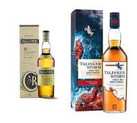 Cragganmore Whisky Escocés - 700 ml + Talisker Storm, whisky escocés single malt, 700 ml