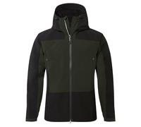 Craghoppers Chaqueta Expert Active Impermeable, Verde Cedro Oscuro/Negro, L para Hombre