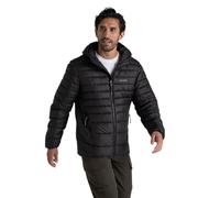 Craghoppers Compresslite IX - Chaqueta acolchada con capucha para hombre, Negro, L