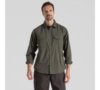 Craghoppers Craghopper Men's Kiwi Long Sleeved Shirt, Camiseta para Senderismo Hombre, Cedar,